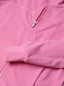 เสื้อแจ็คเก็ตซิปแขนยาวสีชมพูสำหรับเด็กผู้หญิง ชุดวอร์มสำหรับเต้นรำ ชุดฝึกซ้อมสำหรับเด็ก ชุดนักเต้นบนเวที - Product Image 3