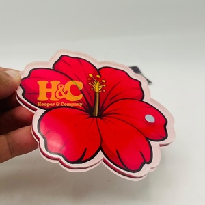 Nouveaux plateaux en verre acrylique pour cils, motifs fleur, papillon, carré, cœur, avec logo personnalisé, écologiques, supports pour extensions de cils, plateaux floraux - Product Image 3