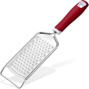 Rallador de Queso Profesional de Acero Inoxidable con Raspador de Limón, Herramienta de Cocina Manual para Rallar Queso, Chocolate y Limón - Product Image 1