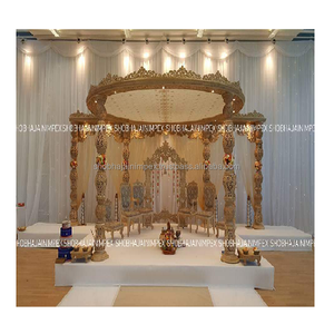 Indian <b>Wedding</b> Aneri Mandap Decor Large Artificial Fiber Reinforced Plastic Durable Chairs Props Custom <b>Box</b> Packaging Targeted - Product Image 1