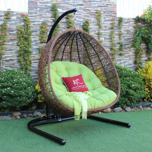 Luxury ATC Furniture PAPA Model Contemporary Outdoor Hanging Chair with PE Rattan - Product Image 1
