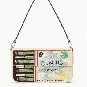 กระเป๋าสะพายไหล่สไตล์โบฮีเมียนสำหรับผู้หญิงอินเดีย ทำด้วยมือประดับลูกปัด เหมาะสำหรับงานกลางคืน ช้อปปิ้ง น้ำหนักเบา เป็นมิตรกับสิ่งแวดล้อม จุของได้เยอะ - Product Image 1