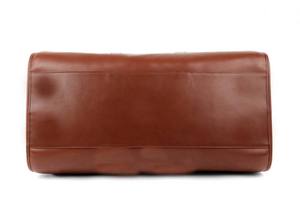 Sac de voyage week-end en cuir de vachette pleine fleur de luxe pour homme, avec logo personnalisé - Product Image 5