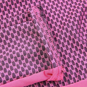 Leggings taille haute pleine longueur à imprimé géométrique rose, extensibles et respirants, pour le sport et le yoga (femme) - Product Image 6