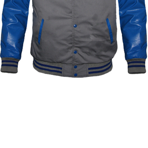 Chaqueta Varsity Personalizada al por Mayor para Mujer, Chaqueta Bomber Juvenil con Parches de Chenilla para la Escuela - Product Image 3
