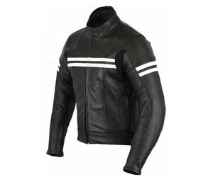 Vêtement pour homme, veste de course décontractée d'automne, vêtement de moto en simili cuir avec capuche amovible, vente en gros - Product Image 3