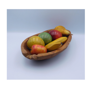 Cuenco de madera de acacia para masa, de forma redonda y tamaño personalizado, con pieza larga, pulido a prueba de agua, producto en oferta. - Product Image 1