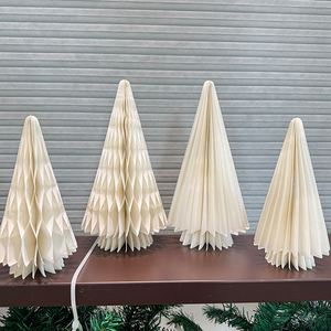 Factory Price 10.25" Indoor Disposable Handmade <b>Paper</b> Tree Centerpiece Christmas <b>Party</b> <b>Decoration</b> for Events - Product Image 5