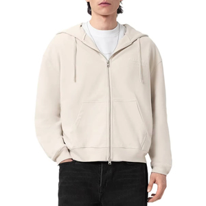 เสื้อฮู้ดผ้าฝ้ายสีพื้นสำหรับผู้ชาย แบบหนา สวมใส่สบาย ขายส่ง - Product Image 1