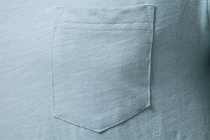 เสื้อยืดโอเวอร์ไซส์ผู้ชายไซส์ใหญ่ ผ้าฝ้าย 100% มีกระเป๋าเดียว |   เสื้อยืดลำลองสีพื้นสำหรับฤดูร้อน |   เสื้อแบรนด์คุณภาพสูง - Product Image 4