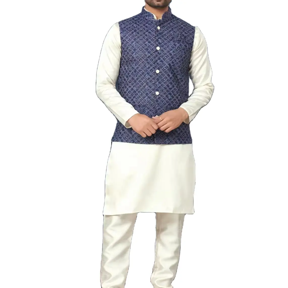 Мужская праздничная одежда, сшитая шелковая мастани-Курта-Пижама с лахнови и последовательностью, рабочая куртка, оптовая цена, экспортер из Индии