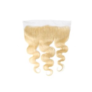 Perruque Lace Front en Cheveux Humains Remy Indiens, Ondulation Naturelle, Ondulation Eau, Blonde, Style Doux - Product Image 2