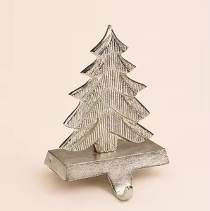 Handmade Metal <b>Stocking</b> Display Accent Festive Decoration for Holiday Living Spaces - Product Image 6