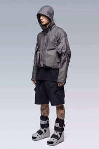Men's Techwear Jacket Waterproof Tactical Windbreaker Urban Cyberpunk Streetwear Cargo Multi-Pocket Windproof Outdoor <b>Coat</b> - Product Image 3