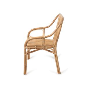 Fauteuil élégant en rotin naturel, mobilier de loisirs pour jardin, hôtel, maison, chaises de salle à manger bohèmes en rotin, fabrication au Vietnam - Product Image 4