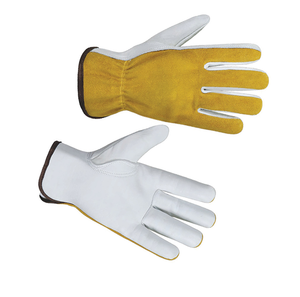 Leather Welding Motorbike Gloves <b>Heat</b> Resistant Safety Eco-Friendly Vintage Industrial Use Heavy Duty Cycling Casual - Product Image 4