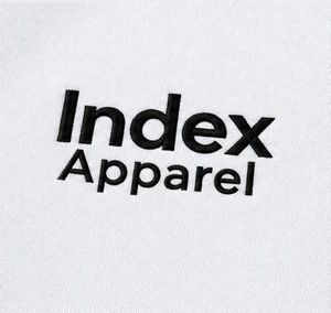 Index Apparel Men's <b>White</b> <b>Quarter</b> <b>Zip</b> Polo Shirt Short Sleeve Embroidered Logo Casual Breathable Knitted Polyester - Product Image 4
