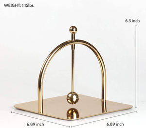 Porte-serviettes en métal, porte-serviettes de luxe pour tables à manger - Product Image 2