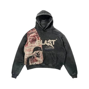 Sudadera con Capucha Y2K Gótica Casual con Estampado de Calavera, Sudadera de Manga Larga Harajuku para Hombre - Product Image 1
