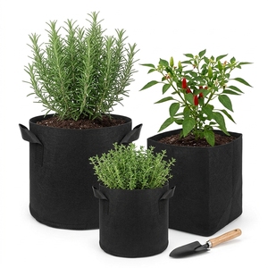 Eco Friendly Nonwoven Grow <b>Bags</b> for Indoor Outdoor Gardening Factory Direct Supply Hydroponic Garden Planters Tomato Grow <b>Bags</b> - Product Image 1