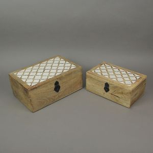 Amazing Design Wooden Decorative Storage <b>Boxes</b> Mango Wood <b>Boxes</b> and Acacia Wood <b>Boxes</b> Engraving <b>Boxes</b> At Factory Wholesale Price - Product Image 4