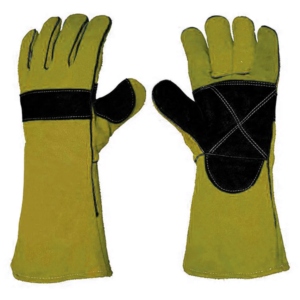 Guantes de Soldadura Antiestáticos de Cuero Vacuno de Primera Calidad, Resistentes al Calor, de Alta Resistencia, con Puño de Seguridad - Product Image 3