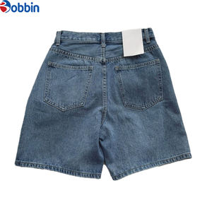 Shorts en jean pour femmes, tendance, rétro, décontractés, doux et respirants, BOBBIN INDUSTRIES, shorts en jean pour femmes, taille haute, été - Product Image 2