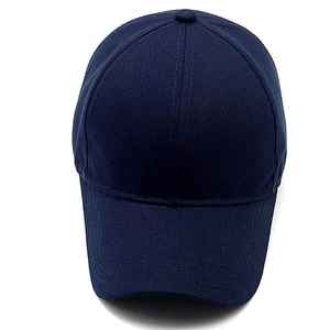 Unisex Solid Color Vintage <b>Baseball</b> <b>Cap</b> 5-Panel Fitted Breathable Cotton Casual Wear for Adults <b>Navy</b> Blue - Product Image 2