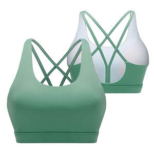 Sujetador Deportivo de Color Sólido para Mujer, Tendencia Diaria, Venta al Por Mayor, Tela de la Mejor Calidad, Sujetador Deportivo Liso en Venta - Product Image 4