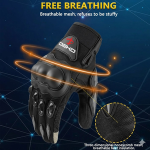 Gants de cyclisme, de pêche et d'équitation unisexes en polyester compatibles avec les écrans tactiles pour l'été - Product Image 2