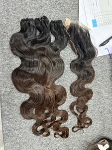 Perruque frontale 13*4 en cheveux vierges vietnamiens, densité 180%, closure 5x5, vente en gros d'usine, meilleur prix, haute qualité - Product Image 6