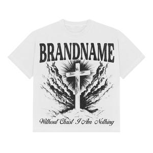 Camisetas de Hombre con Cuello Redondo 100% Algodón, Personalizadas, Únicas y de Moda, Corte Holgado, Precios al por Mayor - Product Image 4