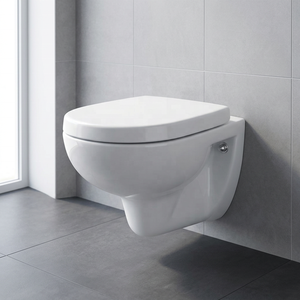 Modern European Wall Hung Toilet Cyclone Flushing Rimless <b>Ceramic</b> WC <b>Pan</b> Eco Friendly Water Closet Set - Product Image 2