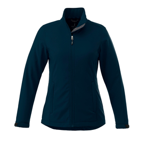 Chaquetas de Invierno Personalizadas para Hombre y Mujer, OMMIZ, de Alta Calidad, con Cierre, Color Azul Marino, 100% Poliéster Softshell, Venta al Por Mayor de Fábrica - Product Image 5