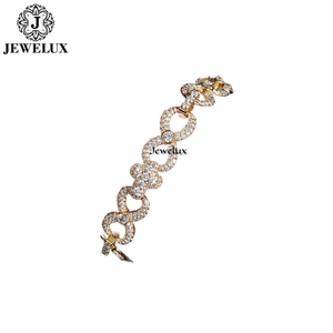 Best Export Quality Gold Plated Moissanite Diamond Tennis <b>Bracelet</b> Hip Hop Jewelry for Unisex From Indian Supplier for Export - Product Image 1