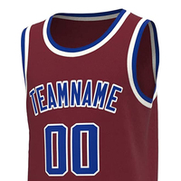 Jersey Basket Kaos Olahraga Tim Kustom Kain Premium Bernapas Ringan Desain Nyaman Untuk Latihan Bola Basket