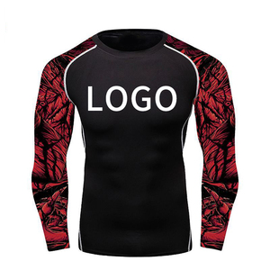 Chemise de compression à manches longues pour homme, impression par sublimation, séchage rapide, pour l'entraînement BJJ Jiu Jitsu - Product Image 6