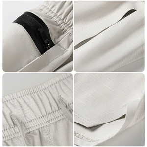 Pantalones Cortos Deportivos Casuales de Moda para Hombre, Talla Grande, Cómodos, Suaves, de Secado Rápido, Resistentes al Viento, Ecológicos y Transpirables, 100% - Product Image 3