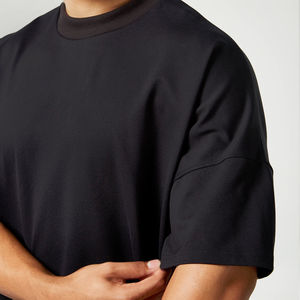 Camiseta Personalizada con Estampado Frontal, Transpirable, Ecológica, de Cuello Redondo, Ligera, de Punto, Larga, de Alta Calidad, 100% Algodón - Product Image 5