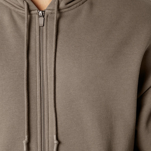 เสื้อฮู้ดดี้ผู้ชายแบบซิป ทรงโอเวอร์ไซส์ สวมใส่สบาย ผ้าฟลีซเนื้อนุ่ม ผ้าฝ้าย ซิปยาวเต็มตัว เหมาะสำหรับฤดูหนาว พร้อมขายออนไลน์ - Product Image 5