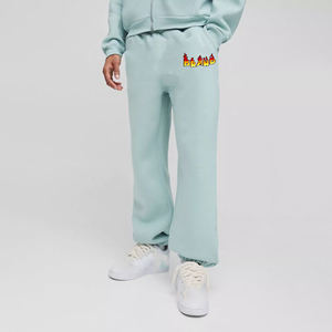 กางเกงขายาวผู้ชายแบบสั่งทำ กางเกงวอร์ม กางเกงจ็อกเกอร์ทรงหลวม ผ้าหนา รับผลิตตามแบบ OEM - Product Image 4