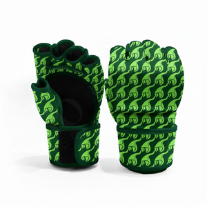 Gants de Sparring d'Arts Martiaux Personnalisés à Demi-Doigts avec Logo Sérigraphié, Faible MOQ, Équipement de Sécurité, Conception Sur Mesure - Product Image 4