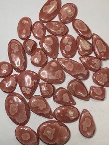 Natural Rhodocrosite Mix Shape Gemstone Cabochon - Product Image 3