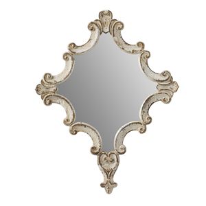 Artistico diamante bianco specchio parete 30 \ "X 23.5 \" accento casa per soggiorno ingresso camera da letto o ufficio - Product Image 6