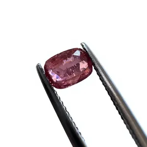 Spinelle Mahenge rose radis naturelle 0,95 carat taille coussin, pierre précieuse en vrac facettée, vente en gros, provenance Mines de Tanzanie, Zehra Gems - Product Image 4