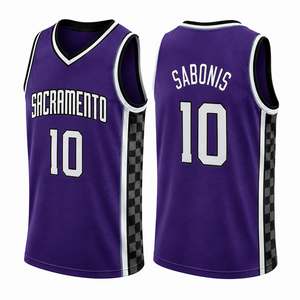 Camiseta de Baloncesto Sublimada con Impresión de Marca Privada, Uniforme de Equipo Directo de Fábrica, Impresión y Costura para Hombre, Sin Mangas, Cuello Redondo, para Adultos - Product Image 3