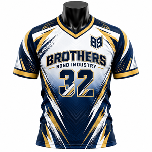 Camiseta de fútbol geométrica negra y roja para hombre, al por mayor, transpirable, de poliéster, para gimnasio, uniforme de equipo sublimado, conjunto deportivo. - Product Image 3