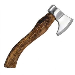 Outdoor Mini <b>Axe</b> With Steel Head And Smooth Wooden <b>Handle</b> For Gardening And Camping Use Light Weight Steel Head Mini <b>Axes</b> - Product Image 1