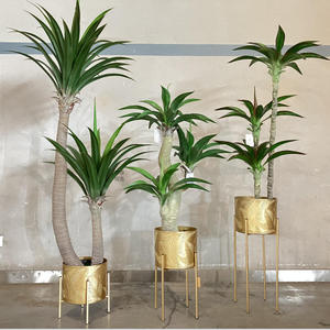 Vase à fleurs en métal de style rétro, gris vert, pour arrangement de fleurs en pot, utilisation au sol, rehausse la décoration du salon et de la maison - Product Image 3