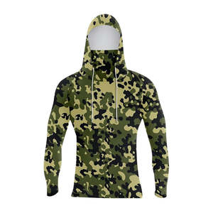 Ropa de Pesca con Protección Solar UPF50+ Diseño Camuflaje, Camisas con Capucha para Exteriores, Sublimación, Material 100% Poliéster - Product Image 2